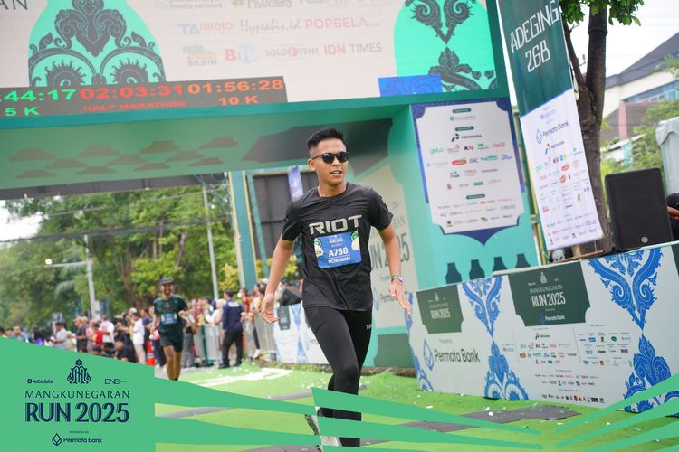 Race photo from Mangkunegaran Run 2025