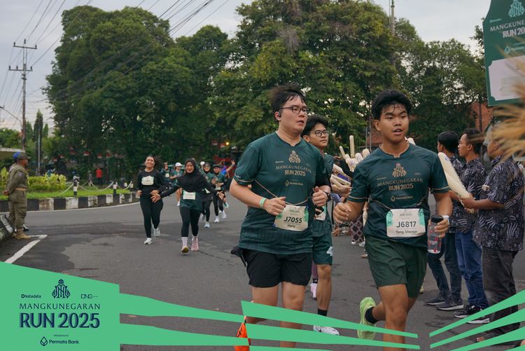 Race photo from Mangkunegaran Run 2025