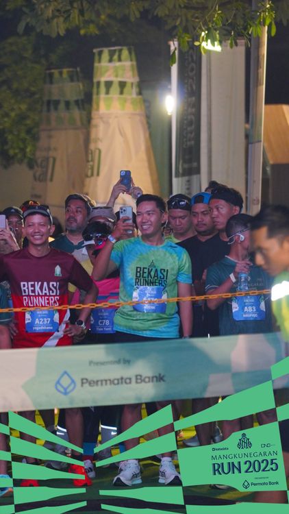 Race photo from Mangkunegaran Run 2025