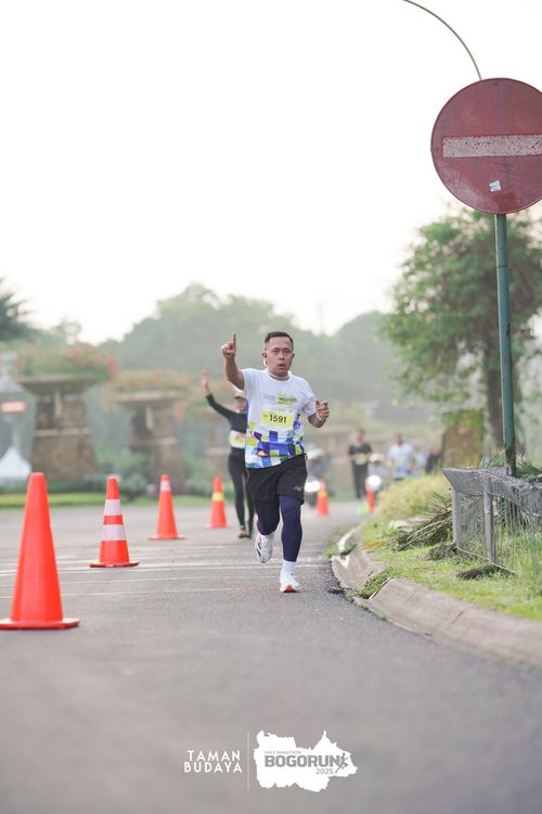 Race photo from Taman Budaya x BOGORUN 2025