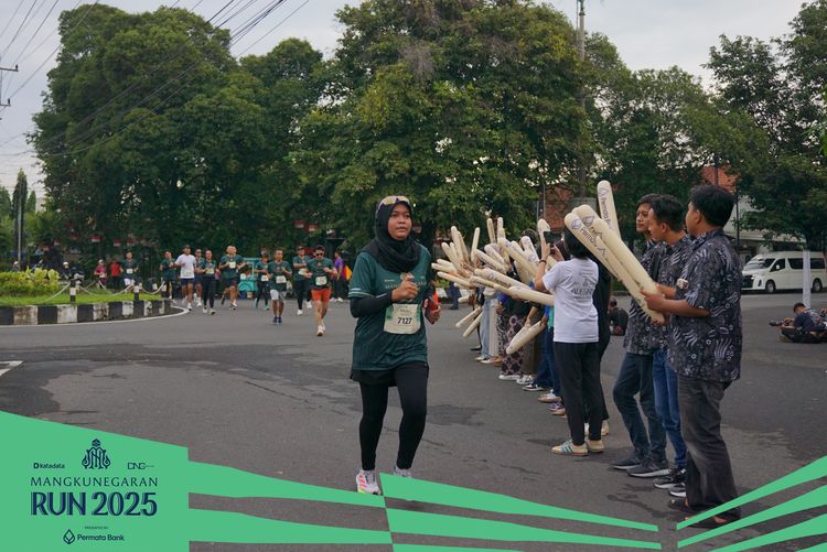 Race photo from Mangkunegaran Run 2025