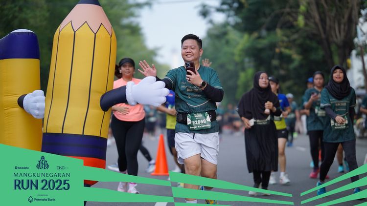 Race photo from Mangkunegaran Run 2025
