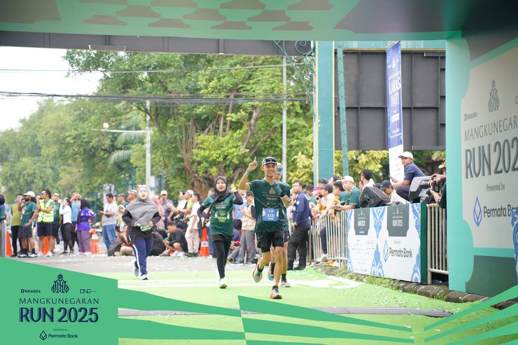 Race photo from Mangkunegaran Run 2025