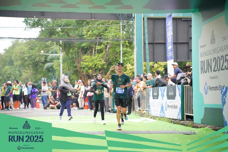 Race photo from Mangkunegaran Run 2025