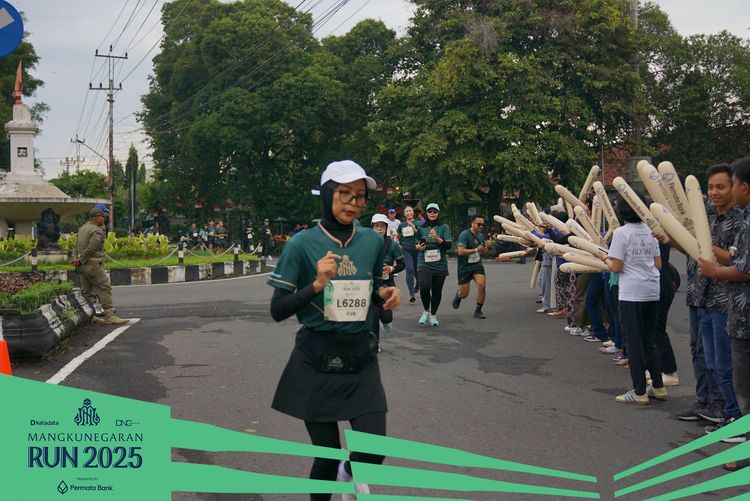 Race photo from Mangkunegaran Run 2025