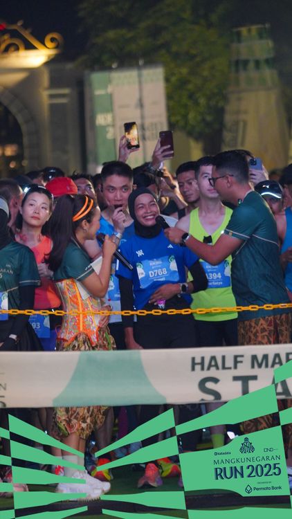 Race photo from Mangkunegaran Run 2025