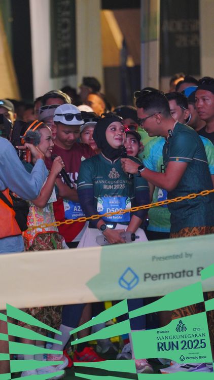 Race photo from Mangkunegaran Run 2025