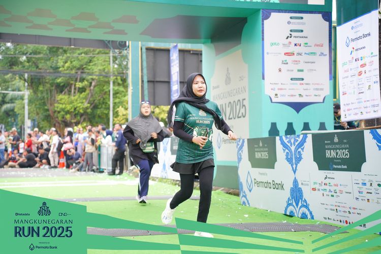 Race photo from Mangkunegaran Run 2025