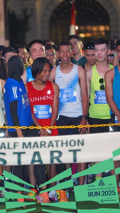 Race photo from Mangkunegaran Run 2025