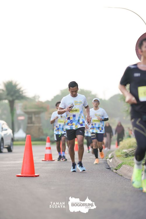 Race photo from Taman Budaya x BOGORUN 2025