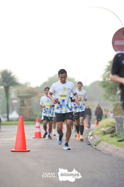 Race photo from Taman Budaya x BOGORUN 2025