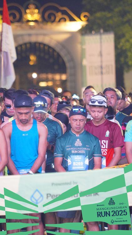 Race photo from Mangkunegaran Run 2025