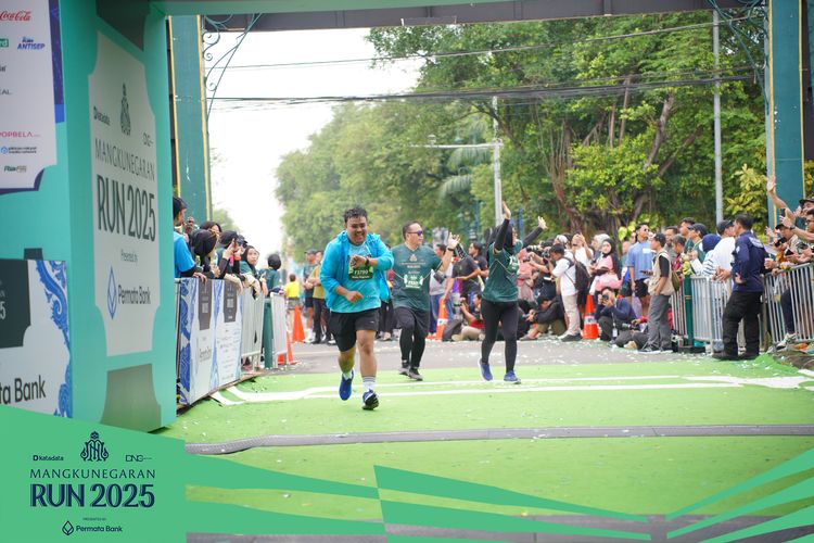 Race photo from Mangkunegaran Run 2025
