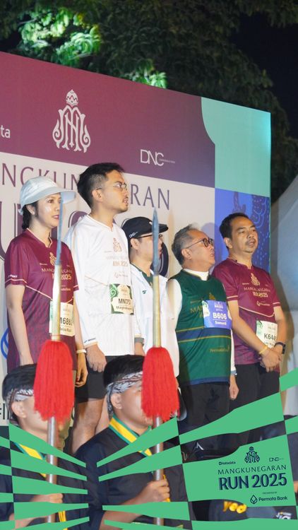 Race photo from Mangkunegaran Run 2025