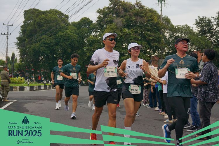 Race photo from Mangkunegaran Run 2025