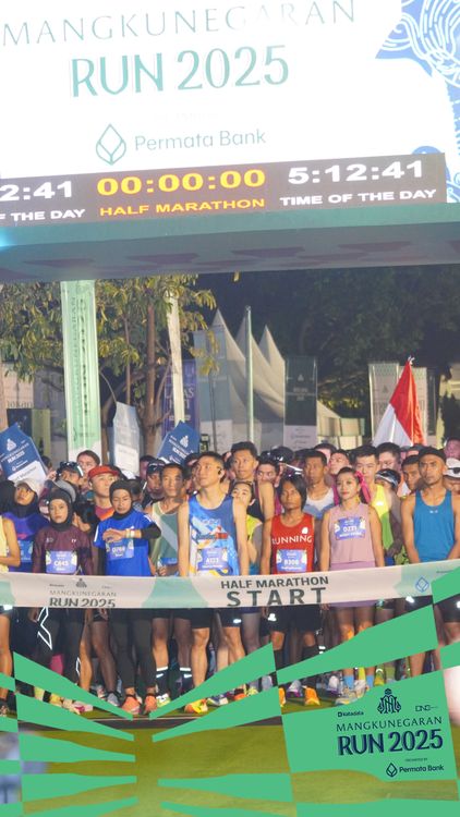 Race photo from Mangkunegaran Run 2025