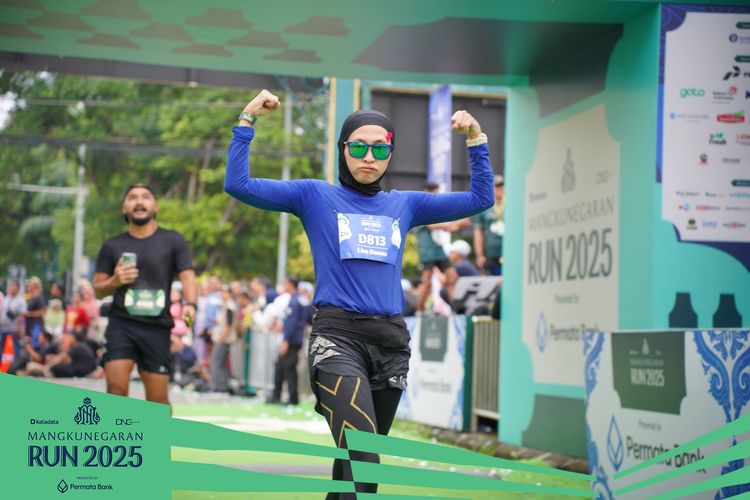 Race photo from Mangkunegaran Run 2025