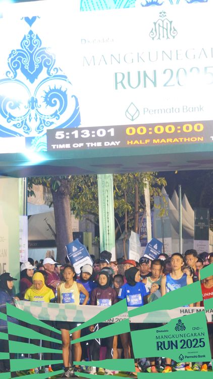Race photo from Mangkunegaran Run 2025