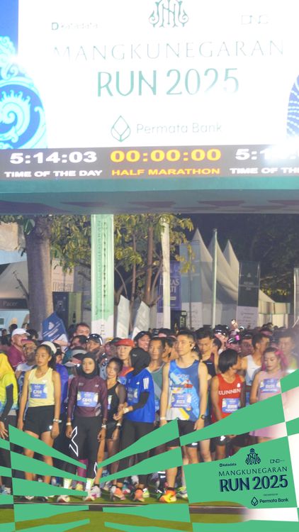 Race photo from Mangkunegaran Run 2025
