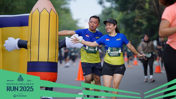 Race photo from Mangkunegaran Run 2025