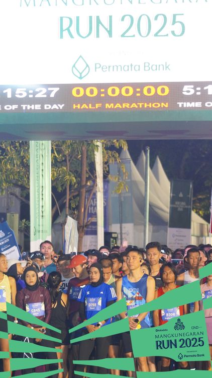 Race photo from Mangkunegaran Run 2025