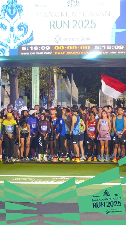 Race photo from Mangkunegaran Run 2025