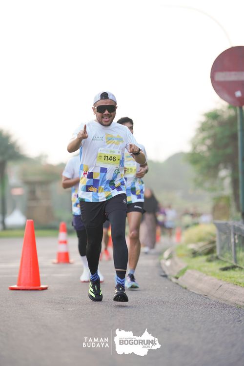 Race photo from Taman Budaya x BOGORUN 2025