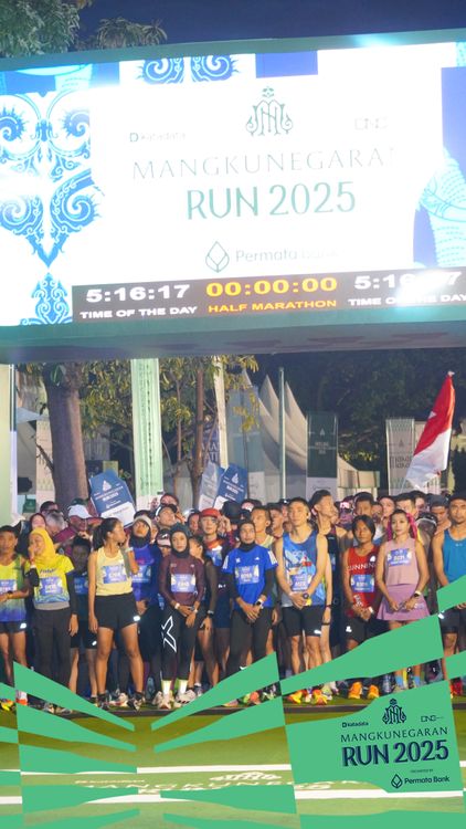 Race photo from Mangkunegaran Run 2025