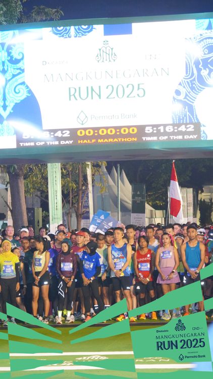 Race photo from Mangkunegaran Run 2025