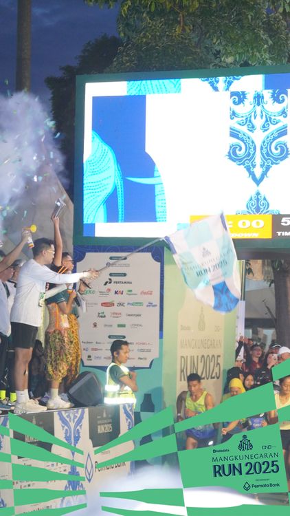 Race photo from Mangkunegaran Run 2025