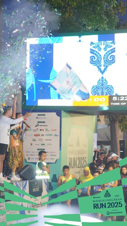 Race photo from Mangkunegaran Run 2025