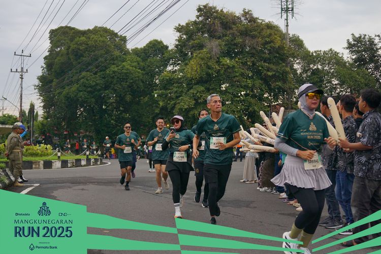 Race photo from Mangkunegaran Run 2025