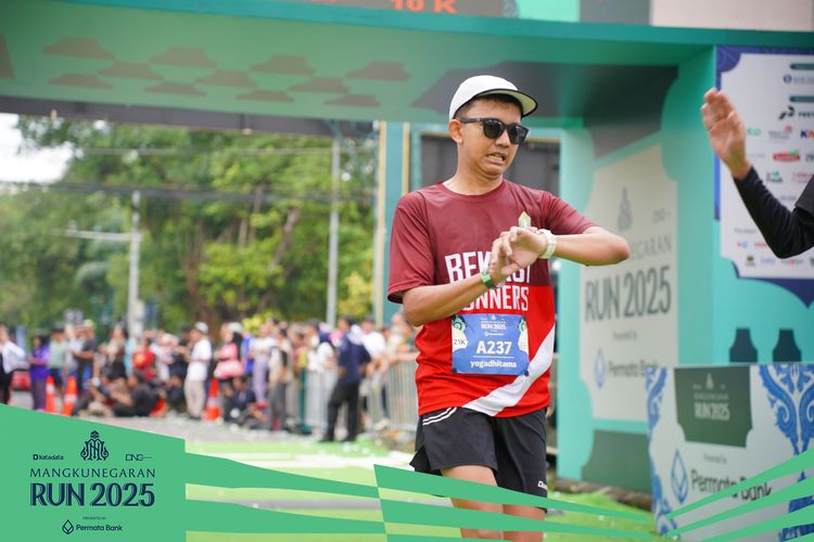 Race photo from Mangkunegaran Run 2025
