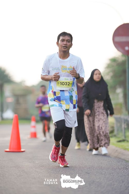 Race photo from Taman Budaya x BOGORUN 2025