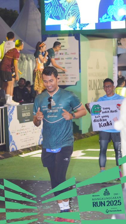 Race photo from Mangkunegaran Run 2025