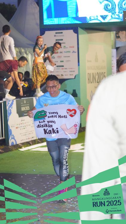 Race photo from Mangkunegaran Run 2025