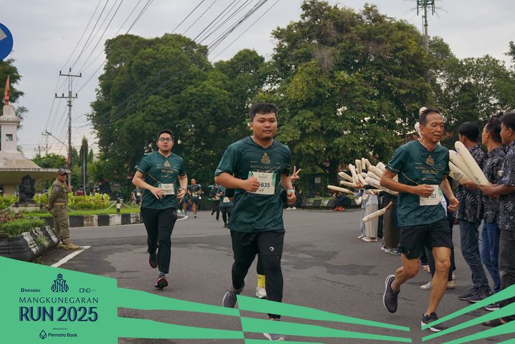 Race photo from Mangkunegaran Run 2025