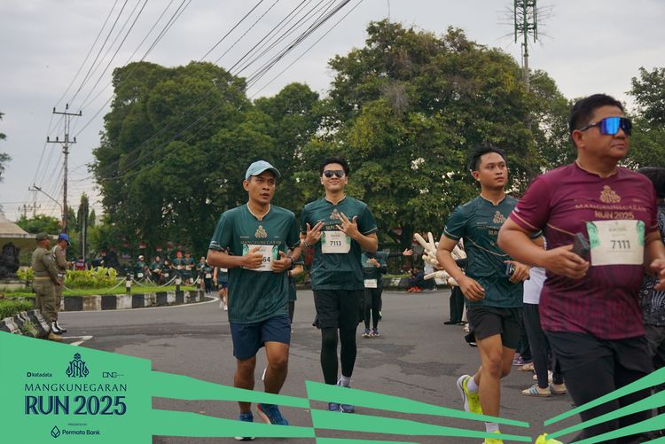 Race photo from Mangkunegaran Run 2025