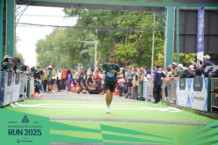 Race photo from Mangkunegaran Run 2025