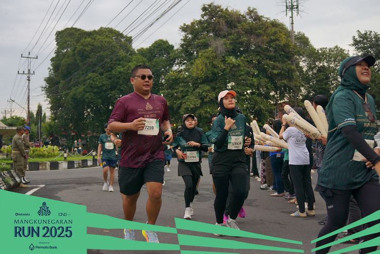 Race photo from Mangkunegaran Run 2025