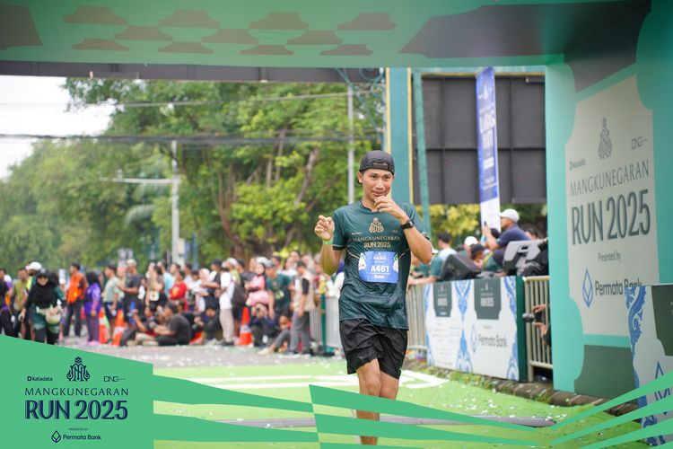 Race photo from Mangkunegaran Run 2025