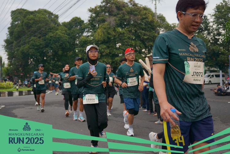 Race photo from Mangkunegaran Run 2025