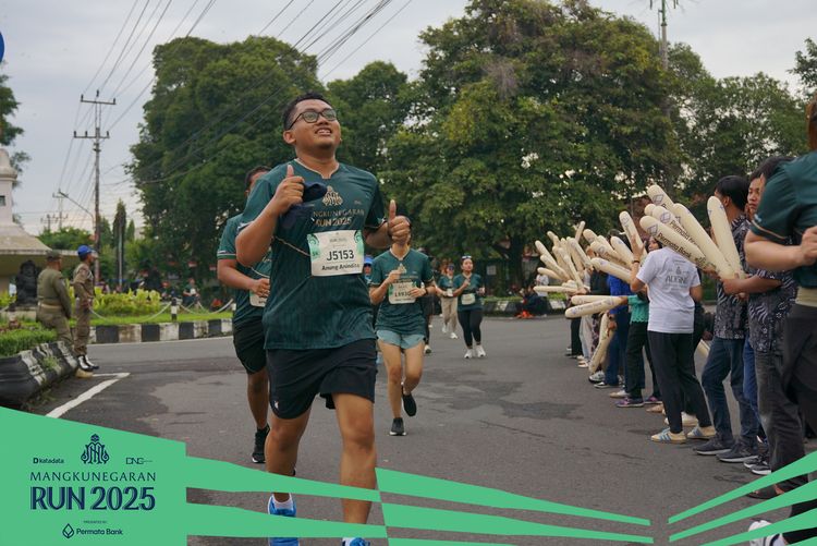 Race photo from Mangkunegaran Run 2025