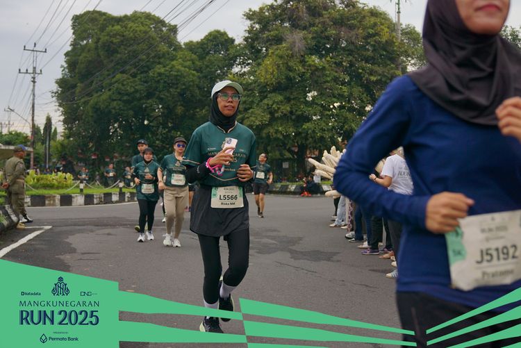 Race photo from Mangkunegaran Run 2025