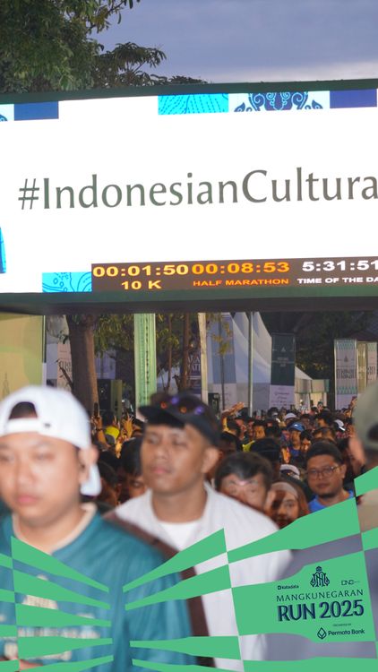 Race photo from Mangkunegaran Run 2025