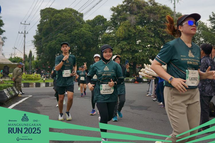 Race photo from Mangkunegaran Run 2025