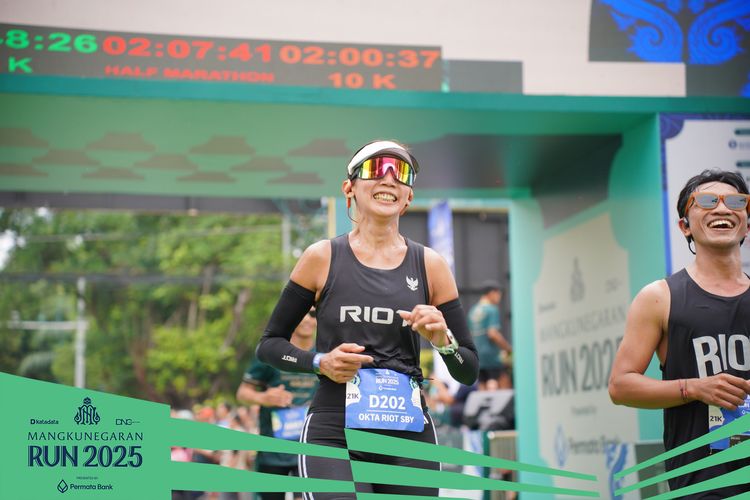 Race photo from Mangkunegaran Run 2025