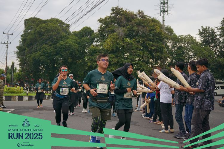 Race photo from Mangkunegaran Run 2025