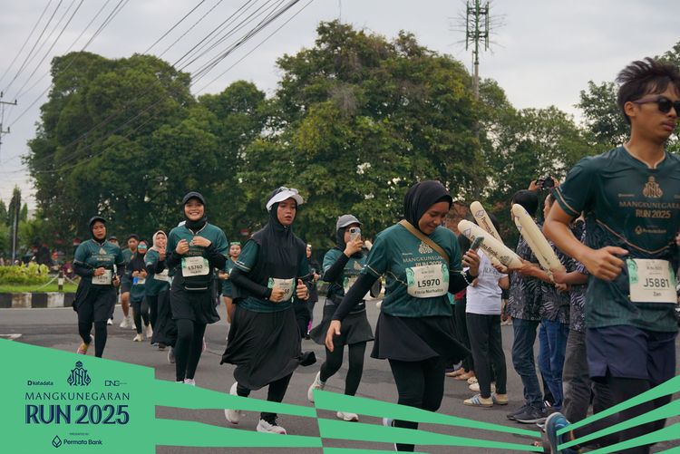 Race photo from Mangkunegaran Run 2025
