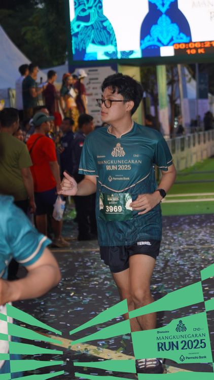 Race photo from Mangkunegaran Run 2025